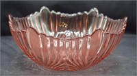 (S1) 9" Pink Fenton Art Glass Bowl