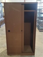 Brown Sliding Door Metal Garage Cabinet