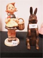 Hummel figurine "Sister", 5 1/2" high and 5"