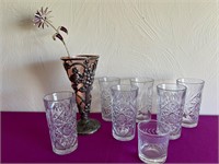 Hobstar by Libbey Iced Tea Glasses ++