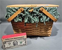 LONGABERGER LARGE PICNIC BASKET