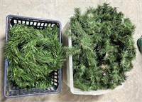 2 boxes full of Green Christmas Garland