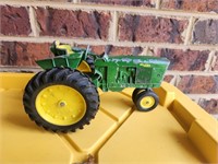Antique Metal John Deere Tractor Toy