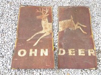 1960s CUT John Deere Dealership Sign