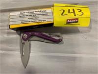 BUCK 818 APEX PURPLE KNIFE