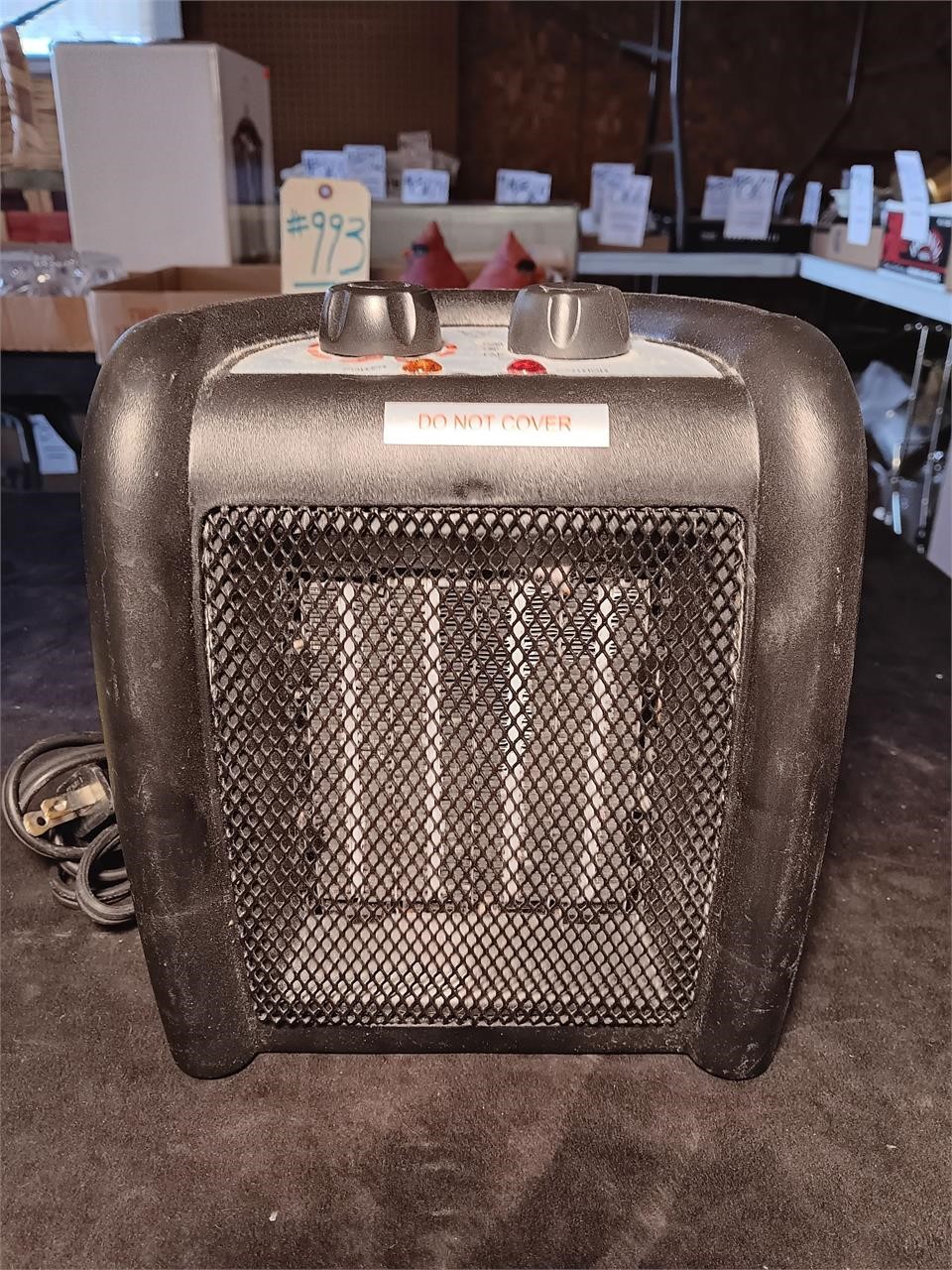 2 Electric Small Heaters. Honeywell.