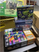 Lot of Assorted Kid’s Toys: Solar Robot,