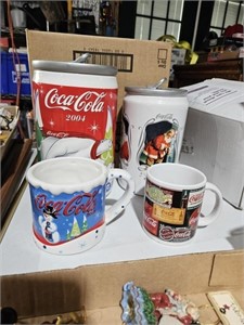Coca-Cola Cookie Jars, Mugs