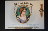Bella Lucia Vintage Salesman Sample Cigar Label St