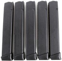 GLOCK 33 ROUND 9MM PISTOL MAGAZINE LOT OF 5