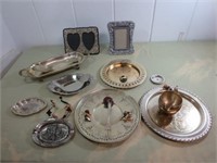 Metal Trays & Picture Frames- Some Silver Plated