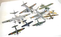 Box of various model aeroplanes