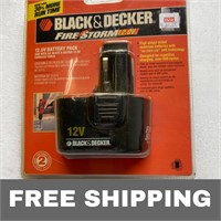 Black & Decker Firestorm Battery Pack, 12-Volt