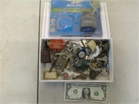 Large Lot of Assorted Vintage Keys & Misc Locks