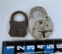 Old R.R. locks,  1 with key