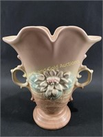 VTG Hull Pottery Art Vase: Water Lily Design