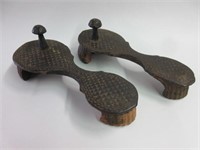 Pair of Wooden 18th Century Chinese Shoes