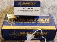 P729- 100 Rounds Of 45 Auto Ammo