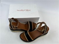 See By Chloe Robin Wedge Sandals Size 40