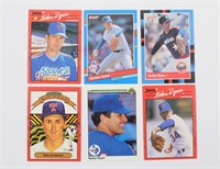(6) Nolan Ryan MLB Sports Trading Cards