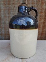 Glazed pottery jug