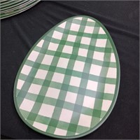 Egg Shaped Serving Plate pack of 13 9x12