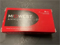 Midwest ammo 9 mm 50 rounds