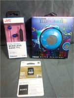 NEW Items Include JVC In Ear Wireless Headphones,