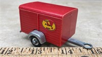 Dinky toys enclosed trailer