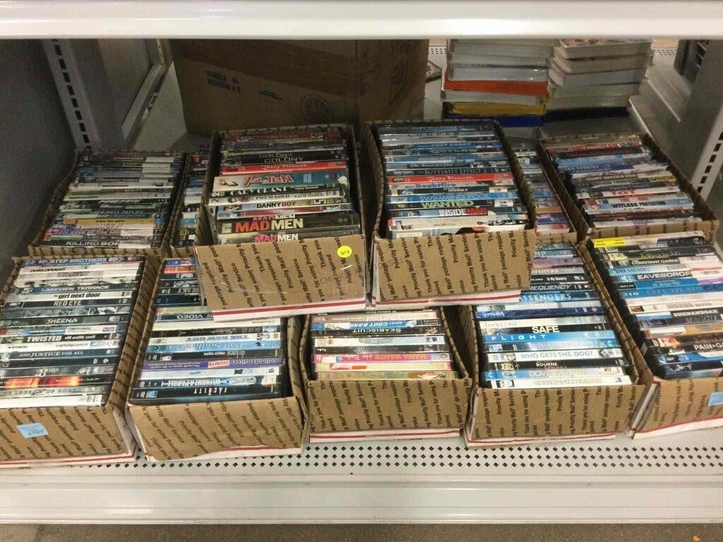 Huge Collection of dvd movies.