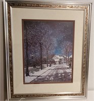 Framed And Matted Signed Print