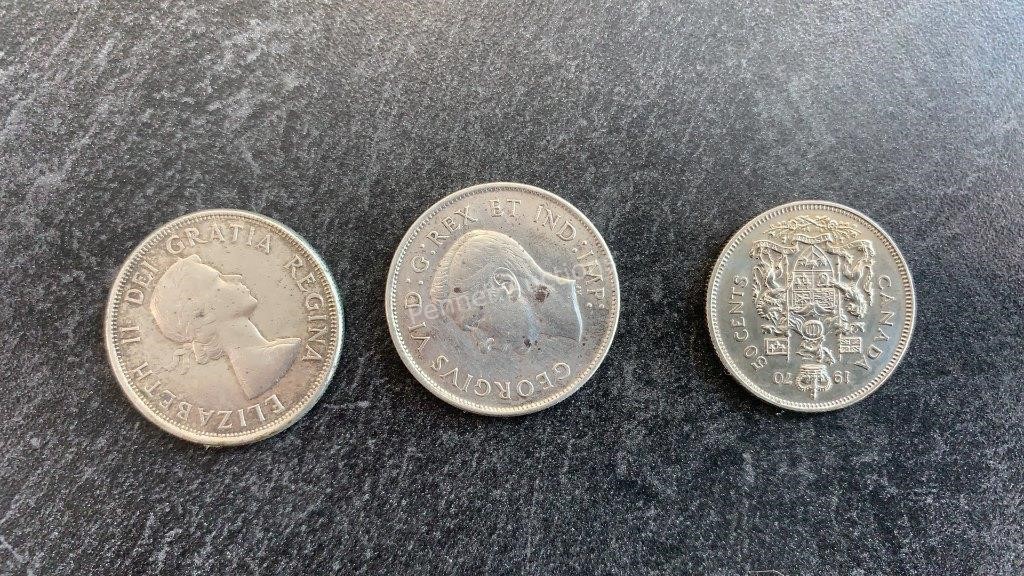 1943, 1964, 1970, 50 Cent Coins
