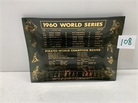 1960 WORLD SERIES GLASS DISH