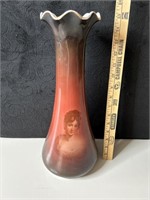 Antique Ioga Warwick E-1 Portrait Vase