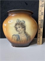 Antique Ioga Warwick A-17 Portrait Vase