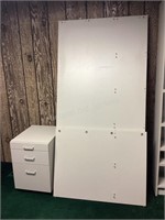 Techline Desk and 3 Drawer Cabinet
