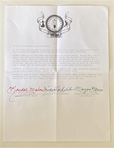 Margaret O'Brien signed letter