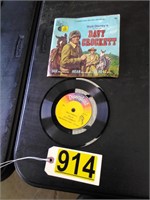 Davy Crockett Book &  Record