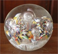 Glass Paperweight - 3" tall