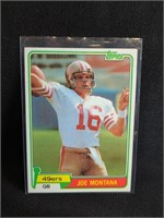1981 TOPPS JOE MONTANA ROOKIE CARD