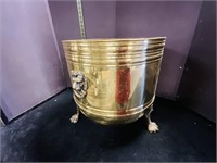 Large Brass Flower Pot