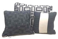 3 Throw Pillows