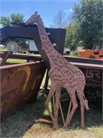 8' X 2' Giraffe-  concrete stamp