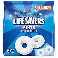 LIFE SAVERS Pep-O-Mint Breath Mints Hard Candy, Sh