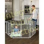 Regalo 2-In-1 Play Yard Gray Spans 36-192”Wx26"H