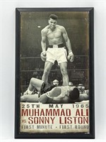 Vintage Muhammad Ali vs Sonny Liston Picture