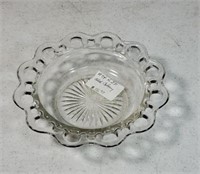 Old colony glass dish