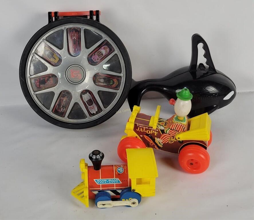 Toys Lot - Fisher Price Jalopy, Toot Toot Etc.