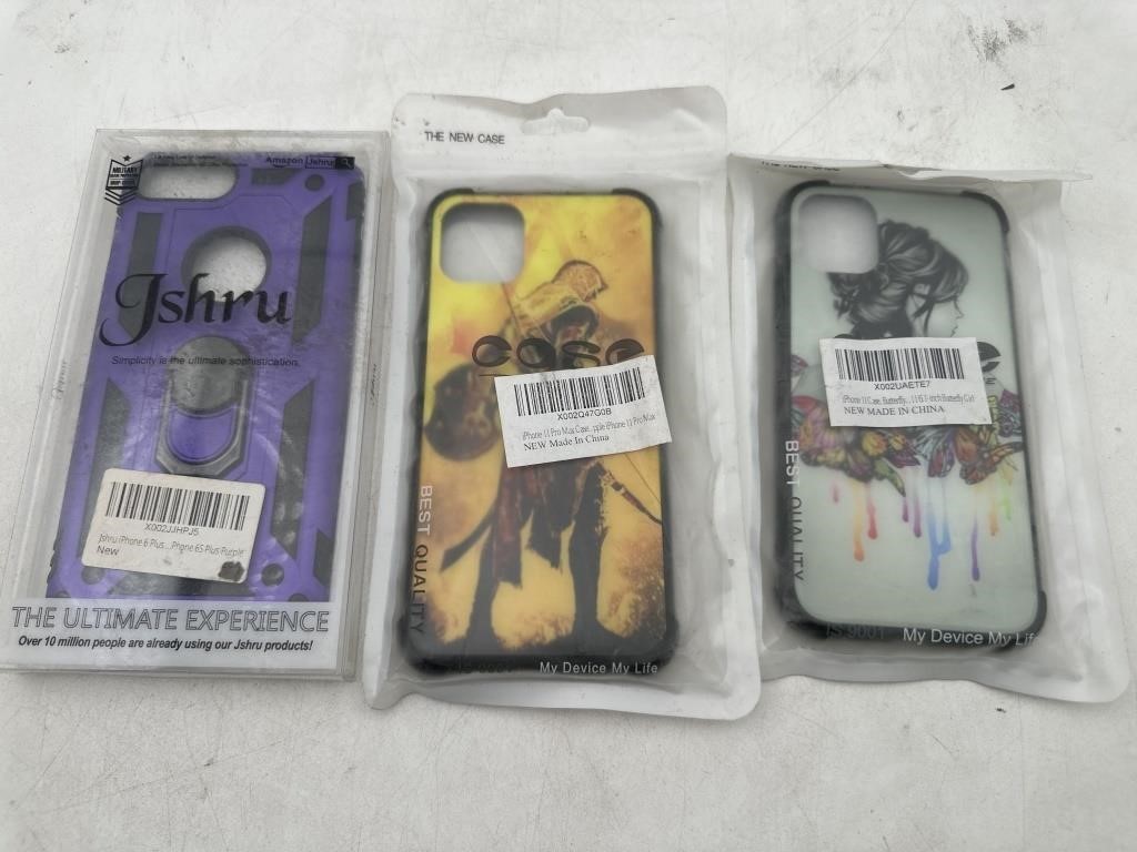 NEW Mixed Lot of 3- Phone Cases