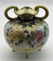 Nippon Hand Painted Moriage Vase